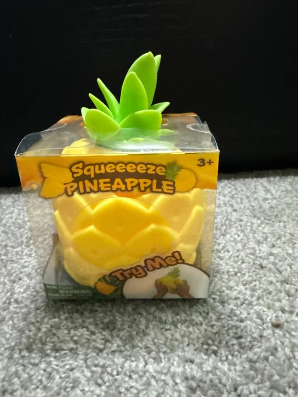Sunny Days Squeeezy Pineapple Fidget Toy Squishy Soft Squeeze Sensory New Summer